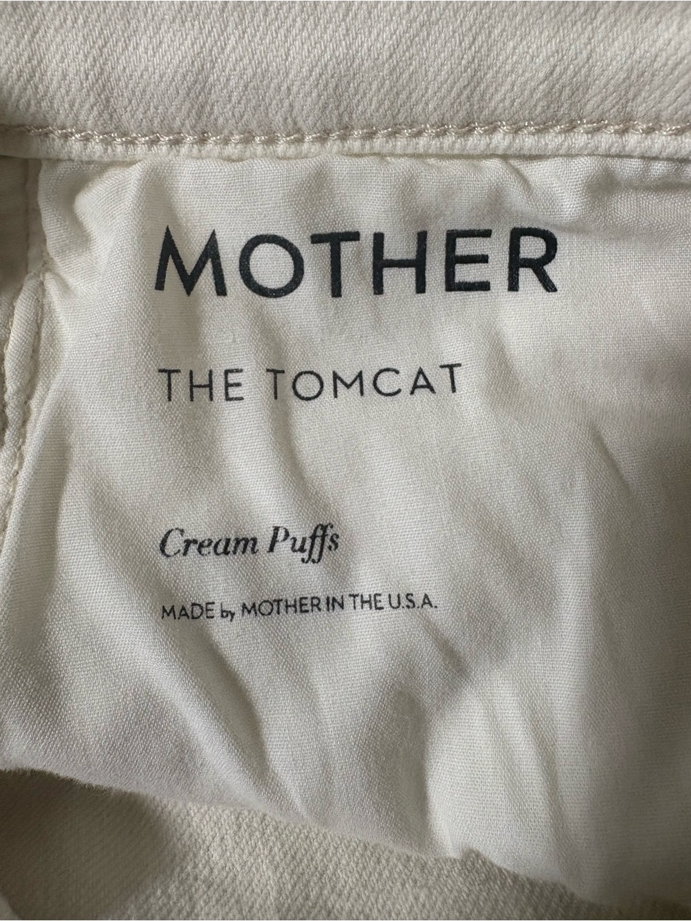 MOTHER High-Rise Straight Leg Jeans in White - Picture 8 of 8